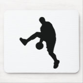 Basketball-Silhouette Mousepad (Vorne)