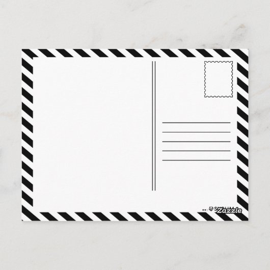 Basketball-Silhouette Postkarte (Rückseite)