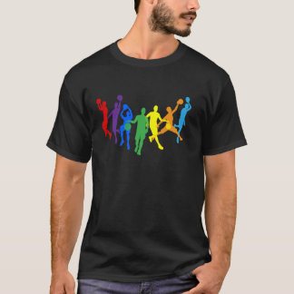 Basketball Silhouette Spieler Silhouetten T-Shirt