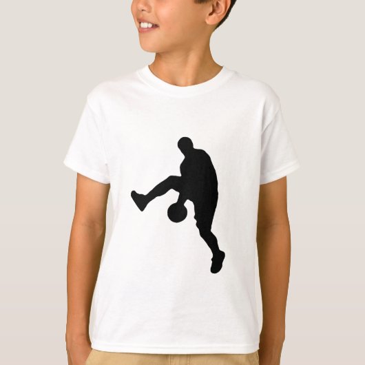 Basketball-Silhouette T-Shirt (Vorderseite)
