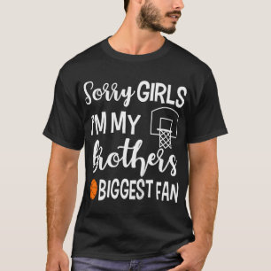 Basketball Sister Größtes Fan Little Sister Gesche T-Shirt