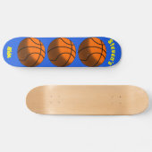 Basketball Skateboard Deck (Horizontal)