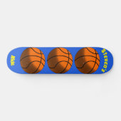 Basketball Skateboard Deck (Horizontal)