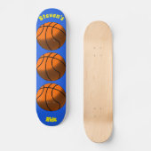 Basketball Skateboard Deck (Vorderseite)