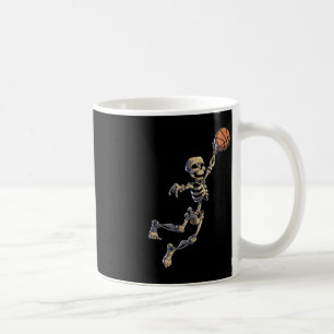 Basketball Skeletball Halloween Men Boys Basketbal Kaffeetasse