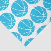 BASKETBALL (SKY BLUE) SEIDENPAPIER (Ausschnitt)