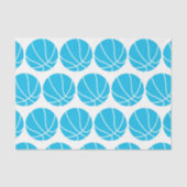 BASKETBALL (SKY BLUE) SEIDENPAPIER (Vorderseite)