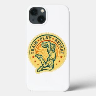 Basketball-Slam-Dunk im Vintage-Design Case-Mate iPhone Hülle