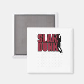 Basketball Slam Dunk Magnet (Vorderseite/Rückseite)