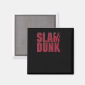 Basketball Slam Dunk Magnet (Vorderseite/Rückseite)