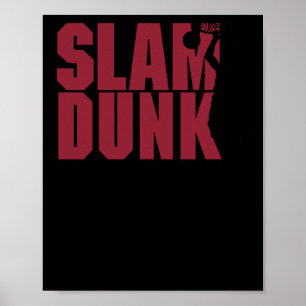 Basketball Slam Dunk Poster
