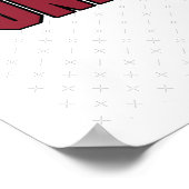 Basketball-Slam-Dunk Poster (Ecke)