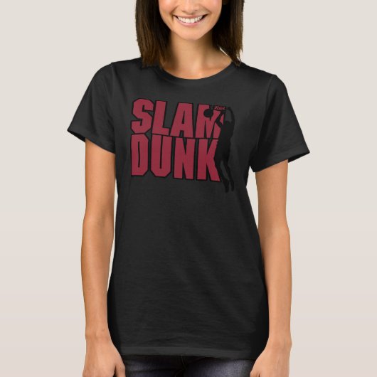 Basketball Slam Dunk T-Shirt (Vorderseite)