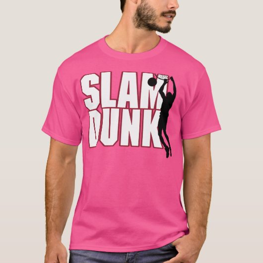 Basketball Slam Dunk T-Shirt (Vorderseite)