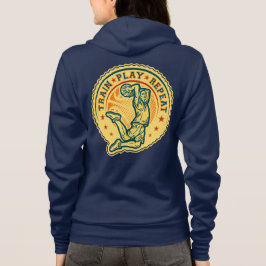 Basketball Slam Dunk Vintages Design Hoodie