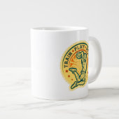 Basketball Slam Dunk Vintages Design Jumbo-Tasse (Vorderseite Rechts)