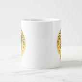 Basketball Slam Dunk Vintages Design Jumbo-Tasse (Vorderseite)