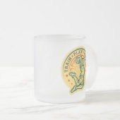 Basketball Slam Dunk Vintages Design Mattglastasse (VorderseiteRechts)