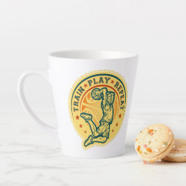 Basketball Slam Dunk Vintages Design Milchtasse