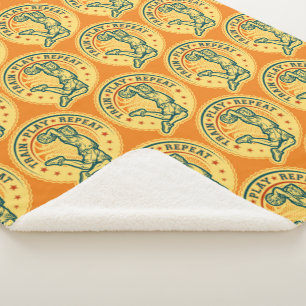 Basketball Slam Dunk Vintages Design Sherpadecke