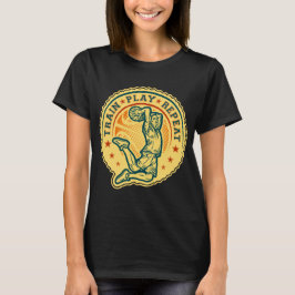 Basketball Slam Dunk Vintages Design T-Shirt