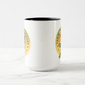 Basketball Slam Dunk Vintages Design Tasse (Zentrum)