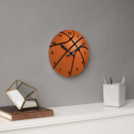 Basketball-Slam: Kundenspezifischer Sport Runde Wanduhr