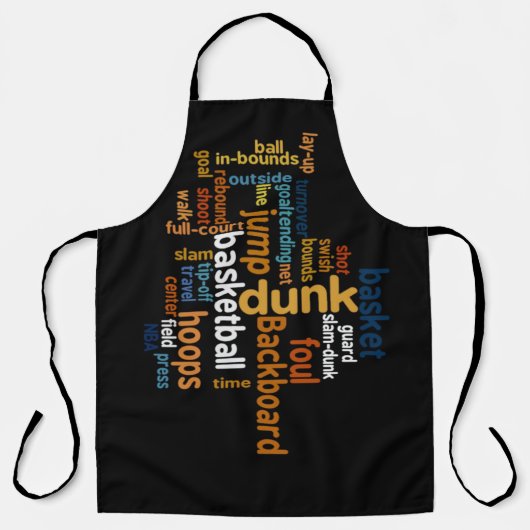 Basketball Slam Spaß Special Cooking Fun Time Schürze (Vorderseite)