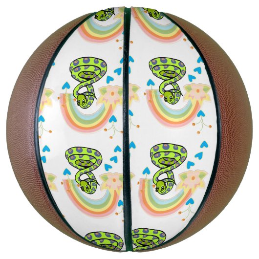 Basketball Snake Rainbow (Vertikal)