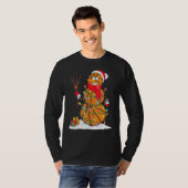 Basketball Snowman Balls T-Shirt (Vorne ganz)