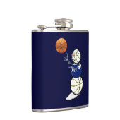 Basketball Snowman Flachmann (Rechts)