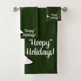 Basketball Snowman Weihnachten Badhandtuch Set