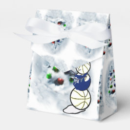 Basketball Snowman Weihnachten Geschenkschachtel