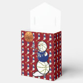 Basketball Snowman Weihnachten Geschenkschachtel (Geöffnet)
