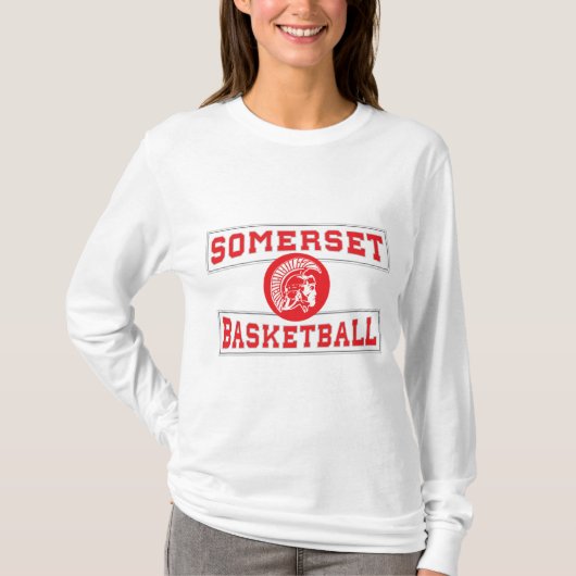 Basketball Somersets spartanischer Lang-Hülse T-Shirt (Vorderseite)