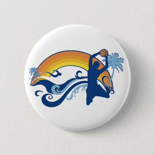 Basketball. Sommersetz. Button (Vorderseite)