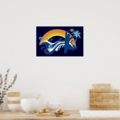 Basketball: Sommersetz Poster (Küche)