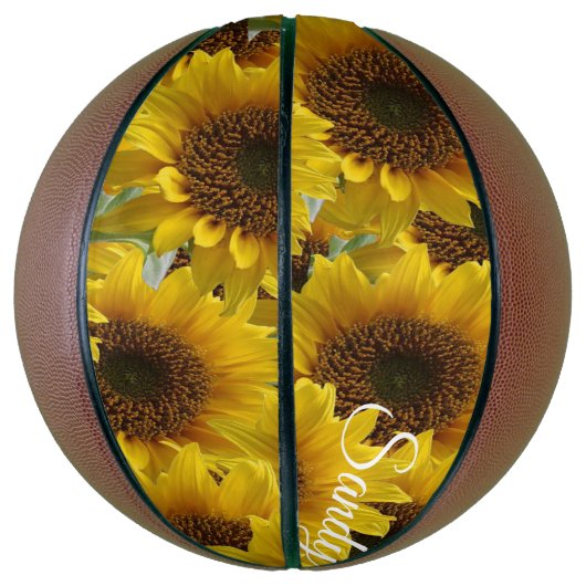Basketball Sonnenblume (Vertikal)