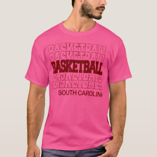 Basketball South Carolina in einem modernen, gesta T-Shirt