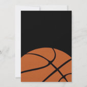 Basketball Spaß Geburtstagsparty Einladung (Rückseite)