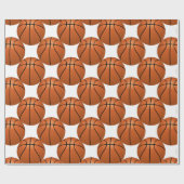Basketball-Spaß Geschenkpapier (Flach)