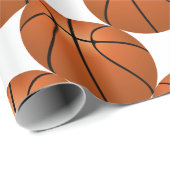 Basketball-Spaß Geschenkpapier (Rolleneckpunkt)