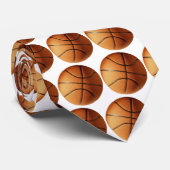 Basketball-Spaß Krawatte (Gerollt)