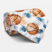 Basketball - Spaß Sport Krawatte (Gerollt)