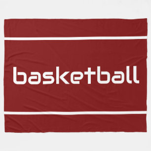 BASKETBALL Spaß Sportliche Elegante Streifen auf T Fleecedecke