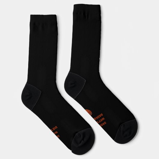 Basketball & Spaß Text Socks Socken (Rechts)