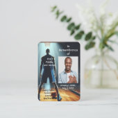 Basketball-Spiel mit Memorial Pocket Card Visitenkarte (Stehend Vorderseite)