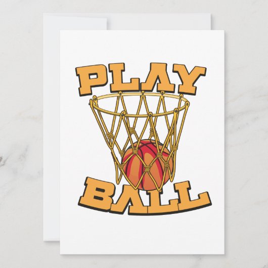 Basketball spielen. (Vorderseite)