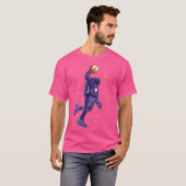 Basketball spielen oder Basketball im Weltraum spi T-Shirt (Vorne ganz)