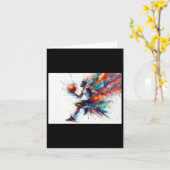 Basketball-Spieler 2 Karte (Gelbe Blume)